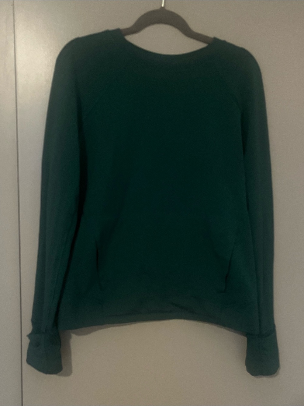 Lululemon Teal Crewneck Running Pullover - Size 8 NWOT